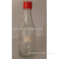 8oz glass soy sauce bottle seasome oil glass bottle with plastic cap